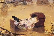 Sir John Everett Millais A Flood oil painting artist